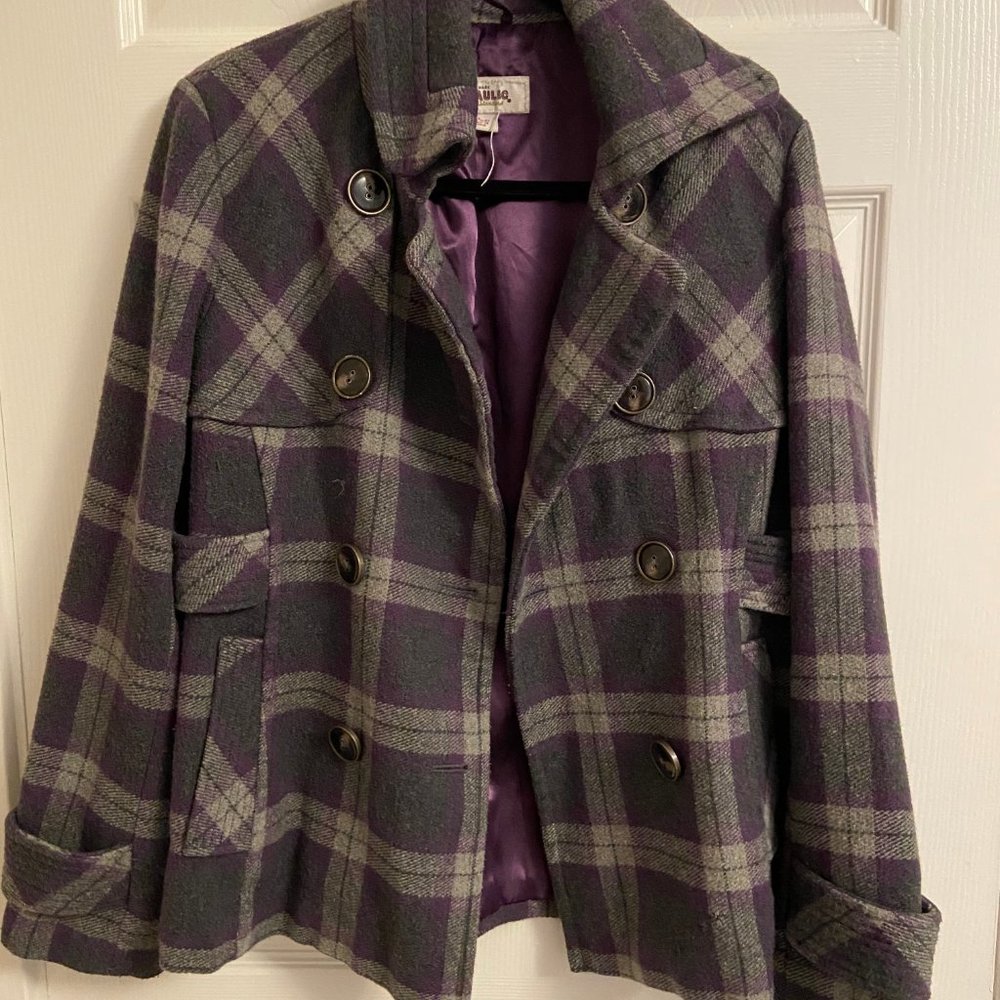 Purple Pea coat